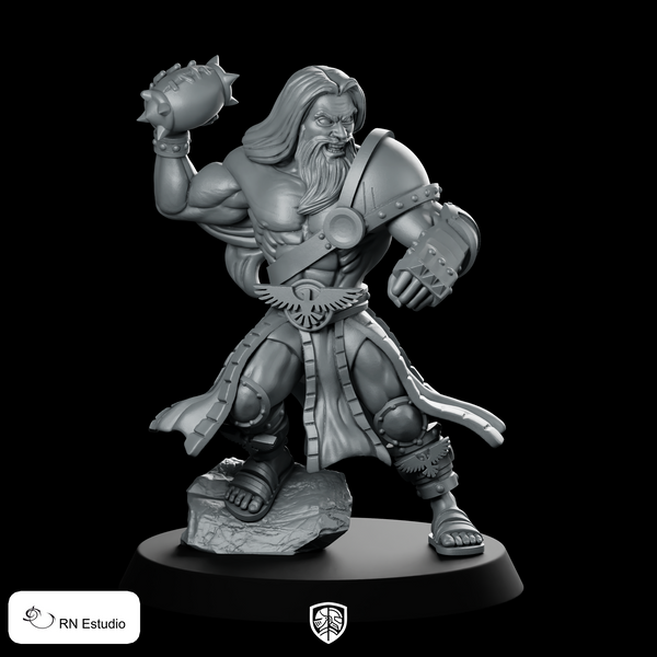 Zeus Miniature Barbarian Warrior