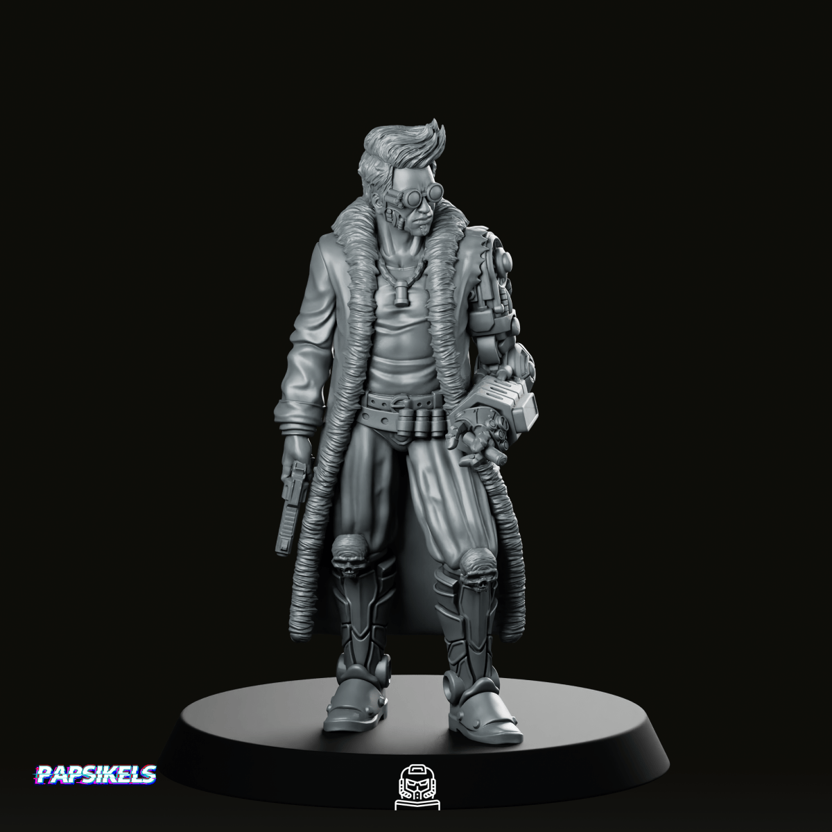 Zigma Black Cyber Omninet Di Er Miniature - Papsikels Miniatures - We Print Miniatures