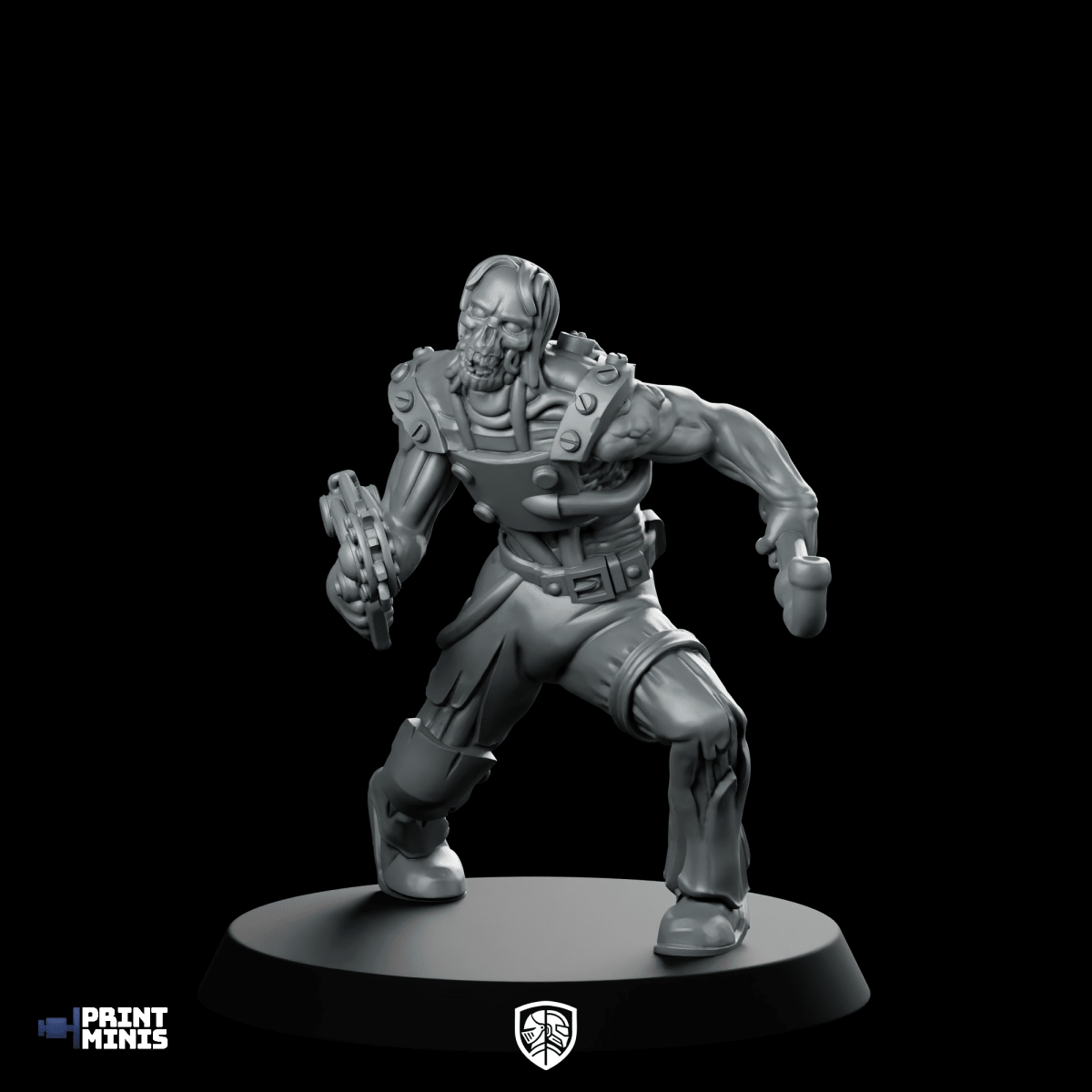 Zombie 021 Miniature Undead Marauder - Print Minis - We Print Miniatures
