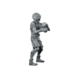 Zombie Boxer Miniature Zombie Boxer Undead Fighter Miniature 360 Spin 01