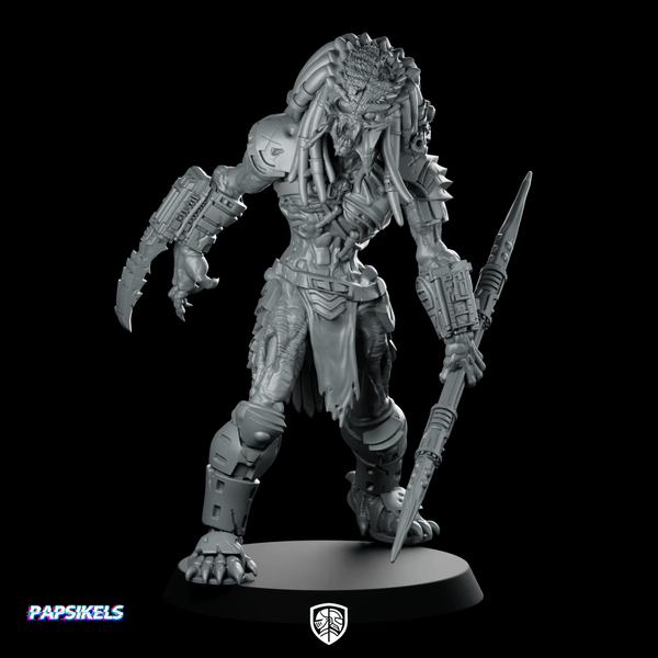 Zombie Skull Hunter Miniature Sci - fi Undead Xenos - Papsikels Miniatures - We Print Miniatures