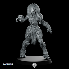 Zombie Vixen Skull Hunter 2 Miniature Cyberpunk Xenos
