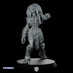 Zombie Vixen Skull Hunter 2 Miniature Cyberpunk Xenos