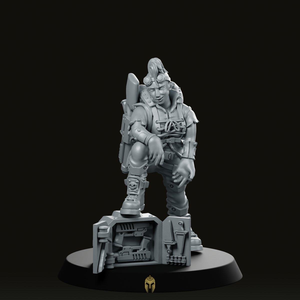 Zyanya Hawker Miniature - We Print Miniatures