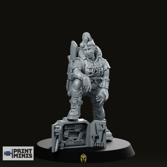 Zyanya Hawker Miniature - We Print Miniatures