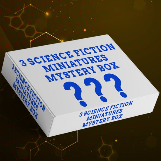 3 Science Fiction Miniatures Mystery Box - We Print Miniatures