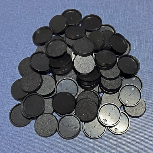 32mm Plastic Base Black - We Print Miniatures -We Print Miniatures