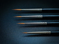 4 Kolinsky Sable Brush Collection by Hobby Heaven
