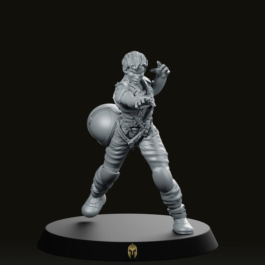 Aemmalee Astrogirls Scifi Miniature - We Print Miniatures -Bob Naismith Miniatures