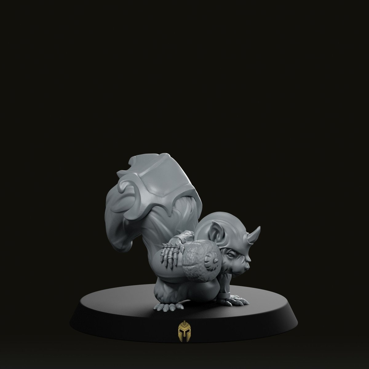 Akorne The Squirrel miniature - We Print Miniatures