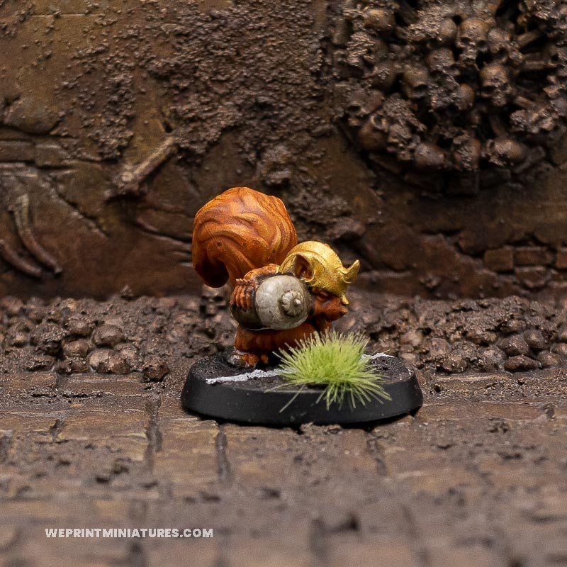 Akorne The Squirrel miniature - We Print Miniatures