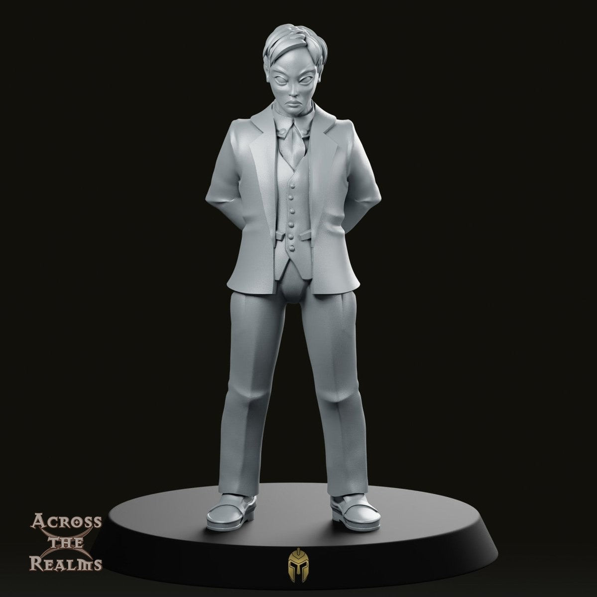 Alien Business Man Scifi Miniature - We Print Miniatures