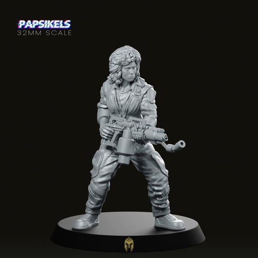 Aliens Lannie Misalouche Flamer Miniature - We Print Miniatures