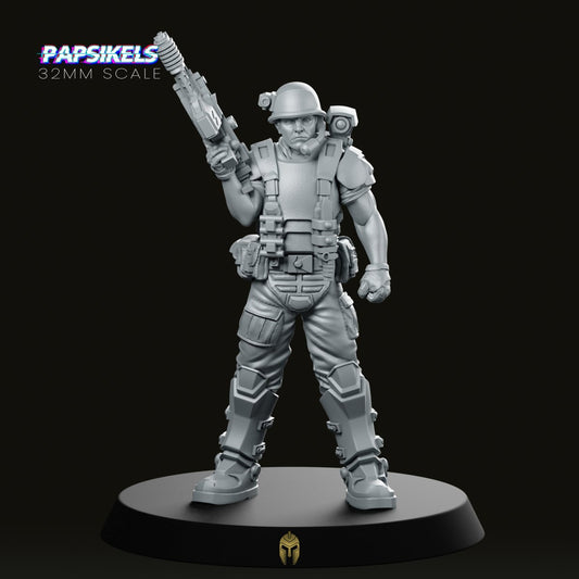 Aliens Oji Alkasid Marine Miniature - We Print Miniatures