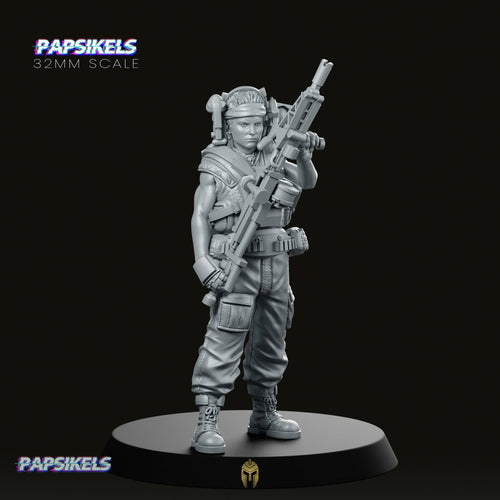 Aliens Regin Velasquez Marine Miniature - We Print Miniatures