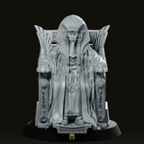 Almighty Guldoran Paraoh Ra In Throne Miniature - We Print Miniatures