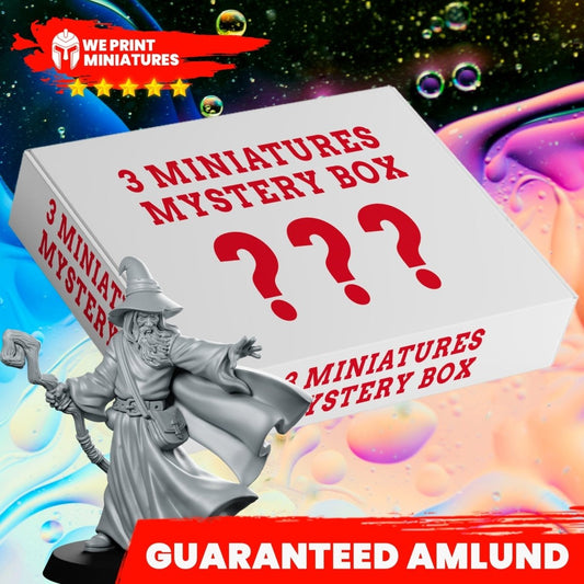 Amlund - 3 Resin Miniatures Mystery Box - We Print Miniatures -We Print Miniatures