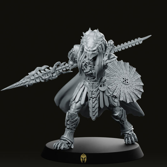 Ancient Wulfen Skull Hunter Miniature - We Print Miniatures