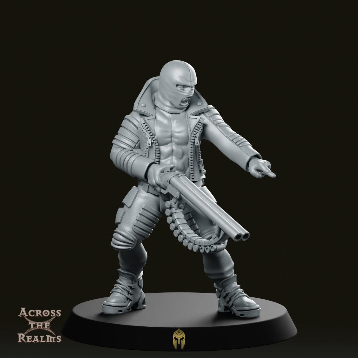 Armed Robber 2 Shotgun Miniature - We Print Miniatures