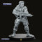 Army Callin Tobs with Assault Rifle Miniature - We Print Miniatures