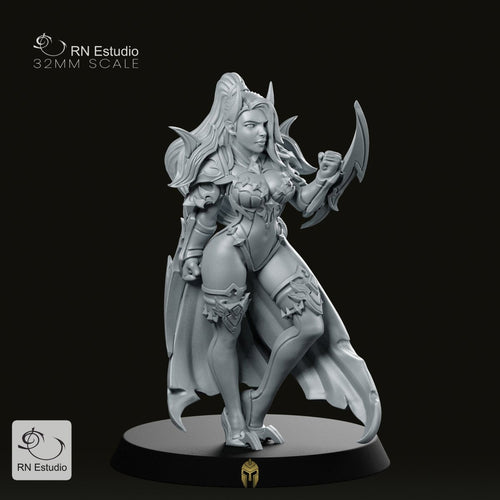 Assassin Elena Fantasy Miniature - We Print Miniatures