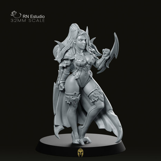 Assassin Elena Fantasy Miniature - We Print Miniatures