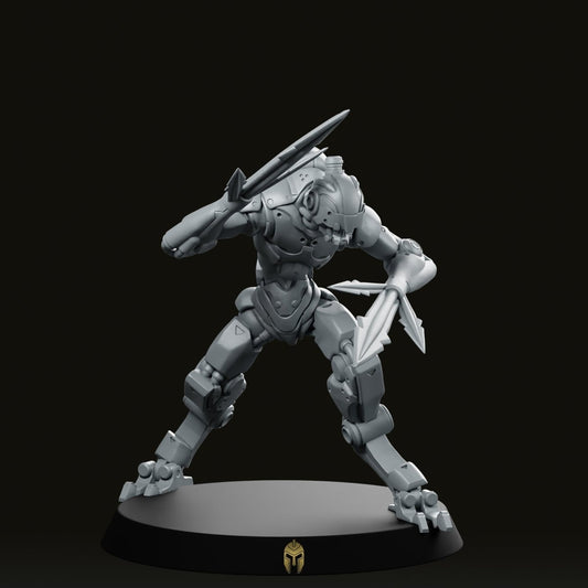 Assassin Elendrix Jade Panther Miniature - We Print Miniatures -Papsikels Miniatures