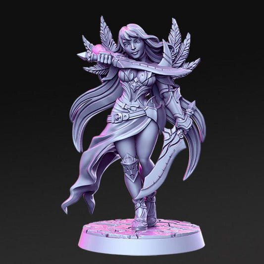 Assassin Valeen Blade Dancer Miniature - We Print Miniatures -RN Estudio