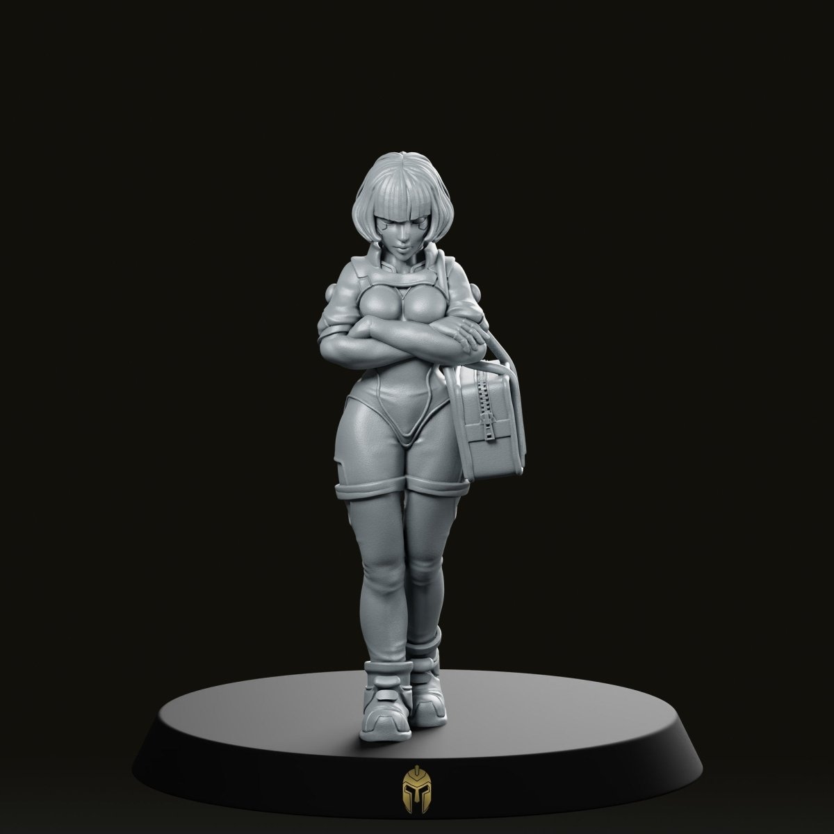 Ayeisha NetStrider Cyberpunk Miniature - We Print Miniatures