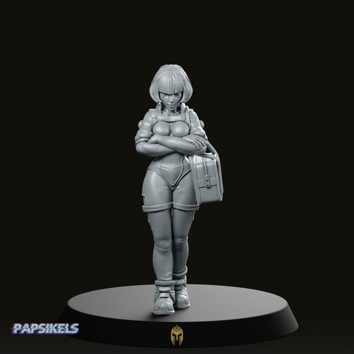 Ayeisha NetStrider Cyberpunk Miniature - We Print Miniatures