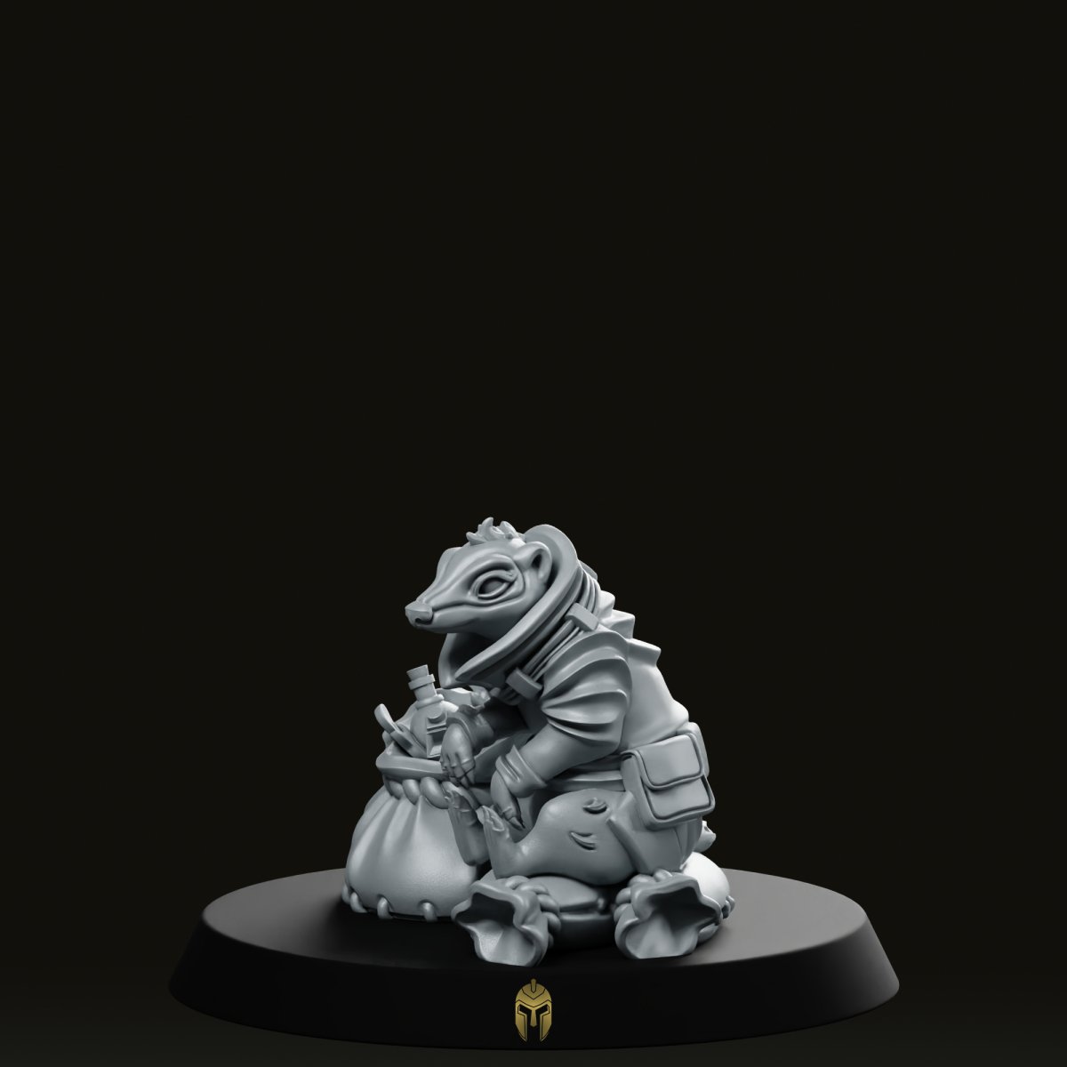 Badgg Thief A Pet Badger Miniature - We Print Miniatures -CastNPlay