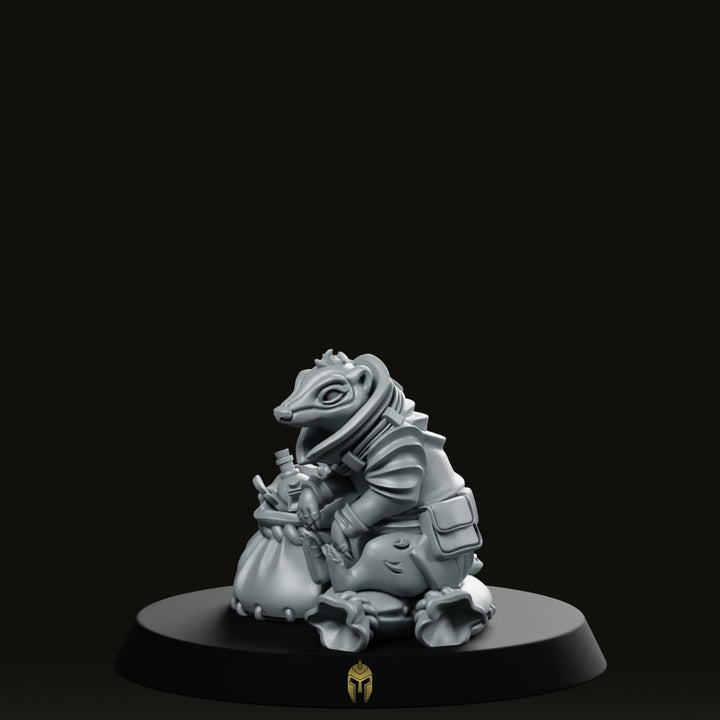 Badgg Thief A Pet Badger Miniature Rogue Companion