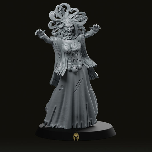 Banshee Wailing Wendilock Undead Miniature - We Print Miniatures