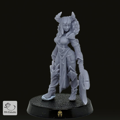 Barbarian Deamon Soraya Miniature - We Print Miniatures