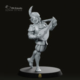 Bard Delionne Fantasy Miniature - We Print Miniatures