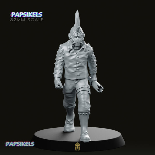 Baron Kaysler CyberPunk Ganger Miniature - We Print Miniatures -Papsikels Miniatures