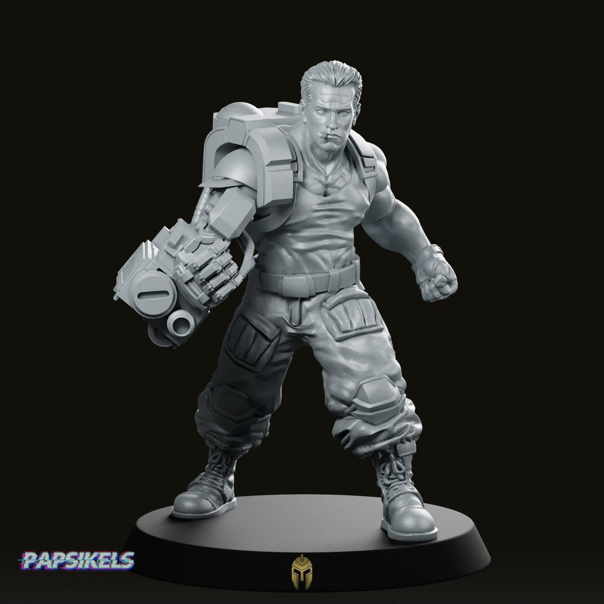 Barry Mcguffin IronFist Solider Miniature - We Print Miniatures