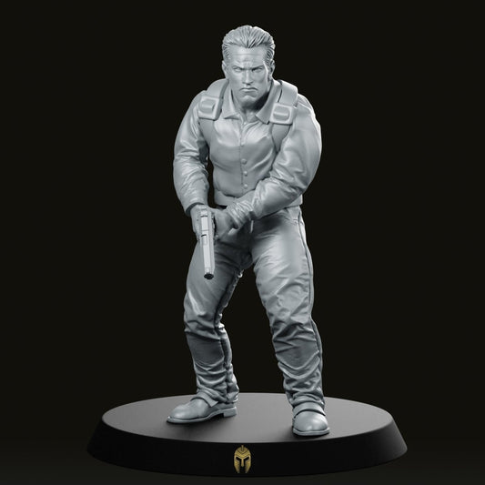 Barry Mcguffin Undercover Cop Miniature - We Print Miniatures -Papsikels Miniatures