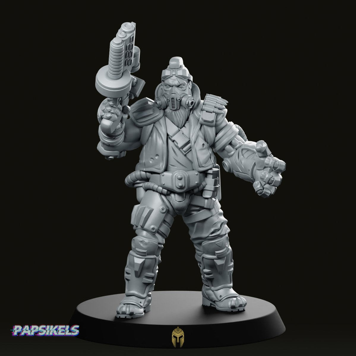 Batang City Mercenary Miniature - We Print Miniatures