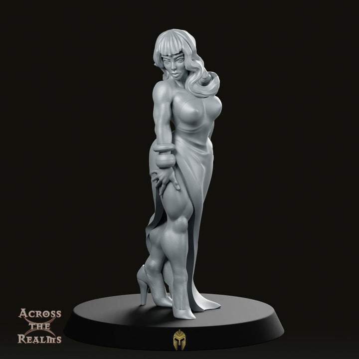 Betty Pinup Sci-Fi Femme Fatale Character Miniature