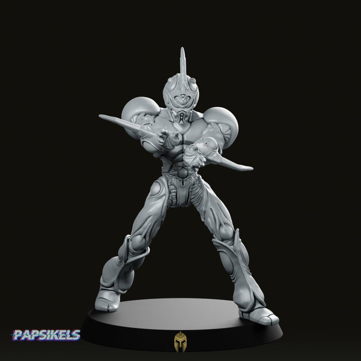 Bio Techno Man 1 B Miniature - We Print Miniatures