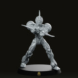 Bio Techno Man 1 B Miniature - We Print Miniatures