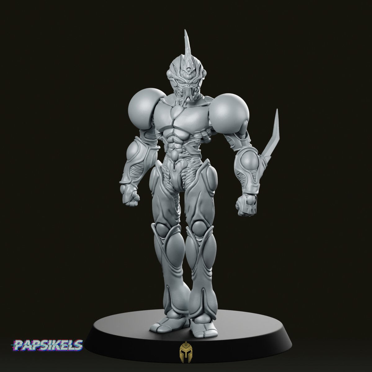 Bio Techno Man 2 E Miniature - We Print Miniatures