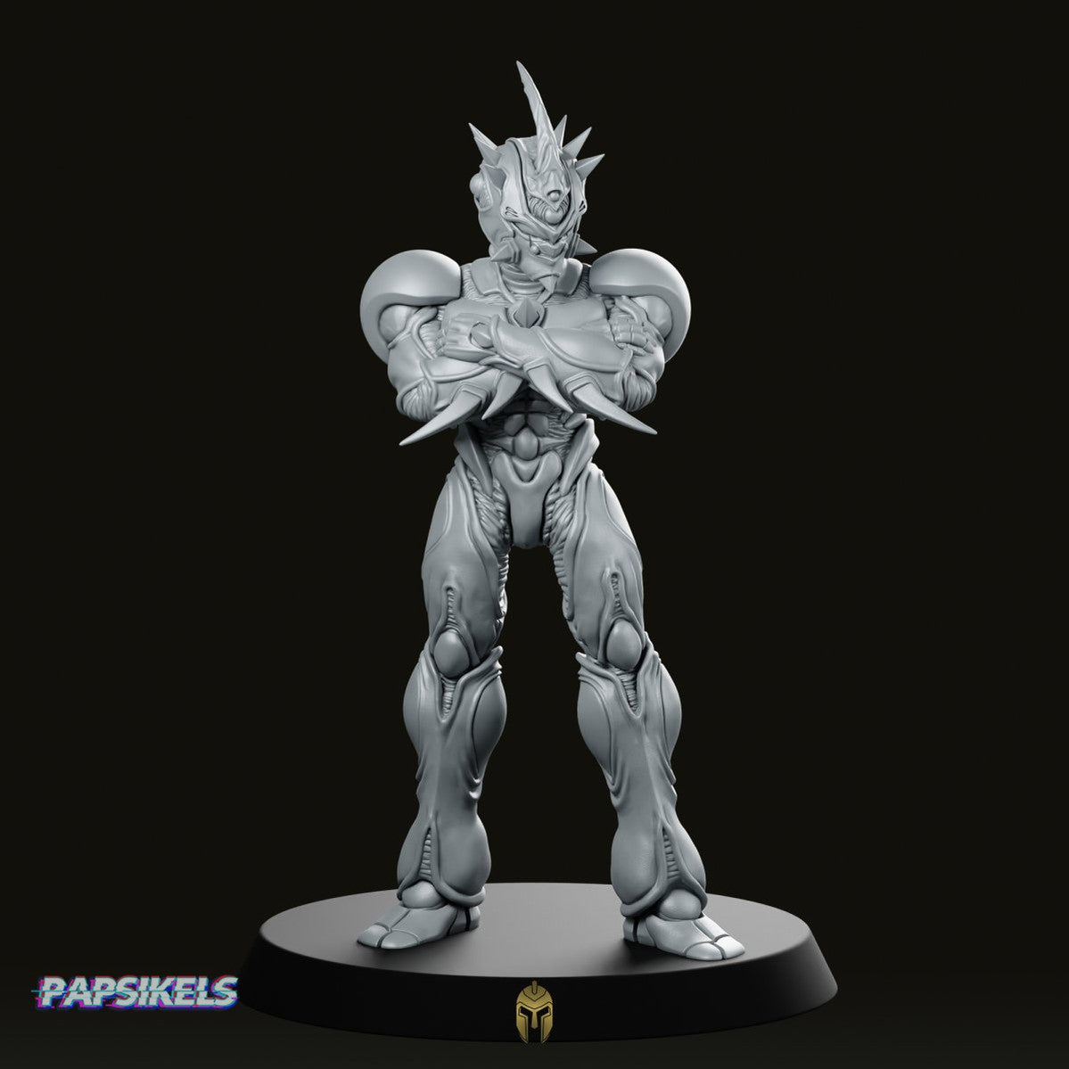 Bio Techno Man 3 B Miniature - We Print Miniatures
