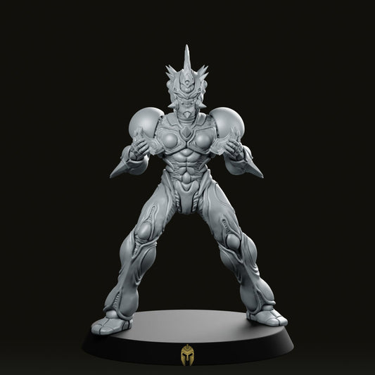 Bio Techno Man 3 C Miniature - We Print Miniatures