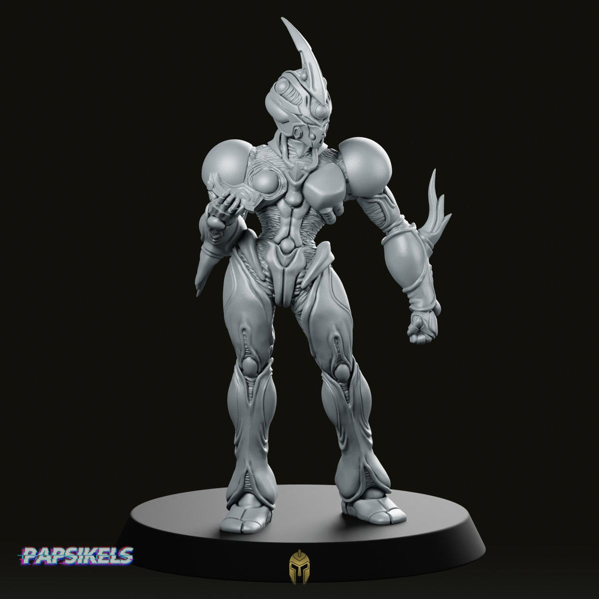 Bio Techno Woman 1 A Miniature - We Print Miniatures