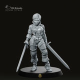 Blademaster Daena Miniature - We Print Miniatures