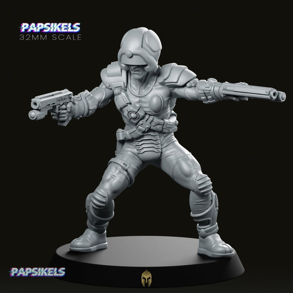 Bounty Hunter Meta Man Three Miniature - We Print Miniatures
