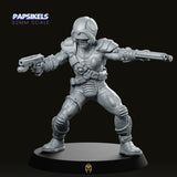 Bounty Hunter Meta Man Three Miniature - We Print Miniatures