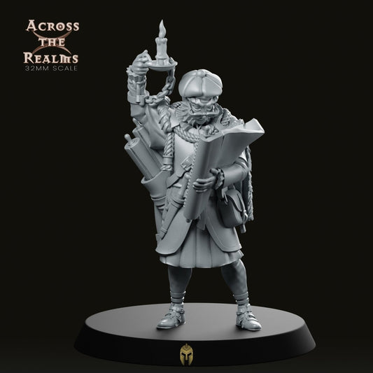 Cartographer Adventurer Miniature - We Print Miniatures